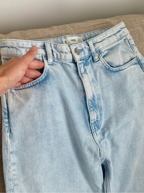 Mango wide leg jeans